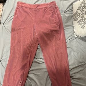 Pink Velvet J. Crew Pants